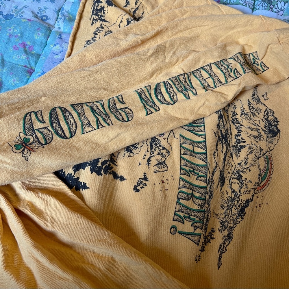 Urban outfitters long sleeve tshirt mock turtleneck size small illustration - Picture 2 of 6